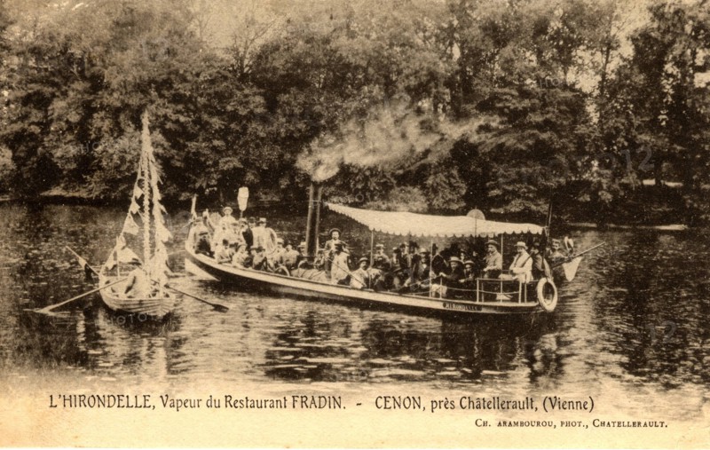 Bateau à vapeur
Cénon-sur-Vienne