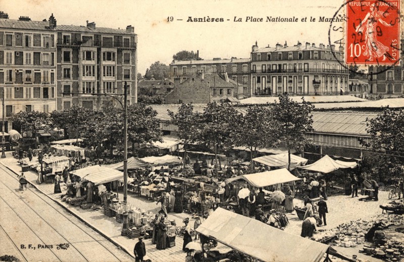 Asnières,
Market