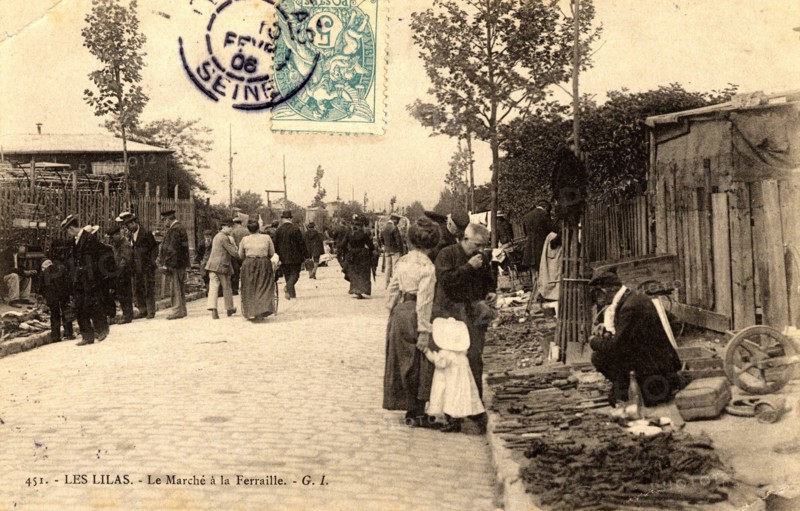 Lilas,
Le marché