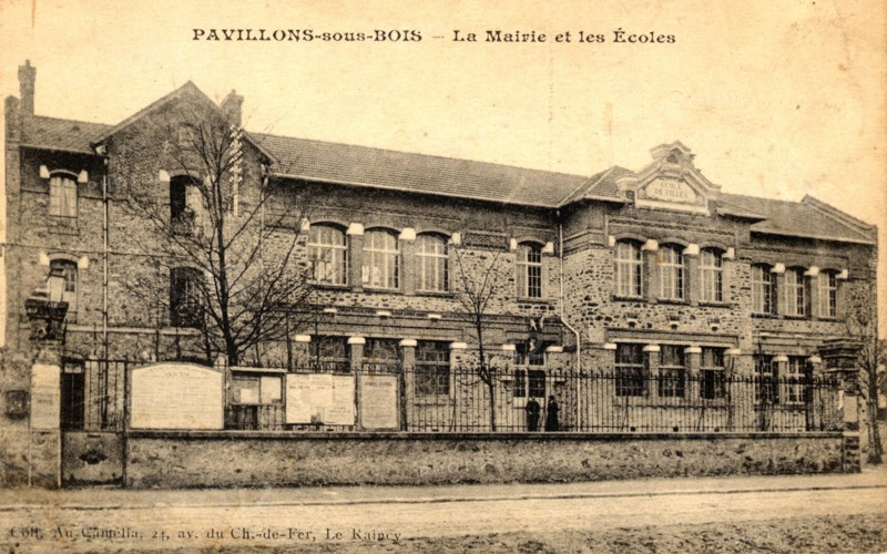Pavillons-sous-Bois, 
Mairie et école