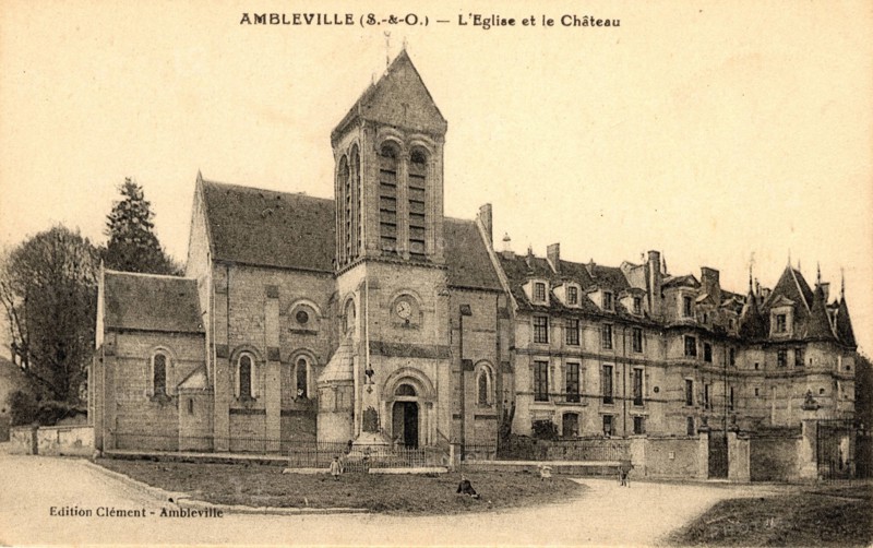 Ambleville,
Church and castle