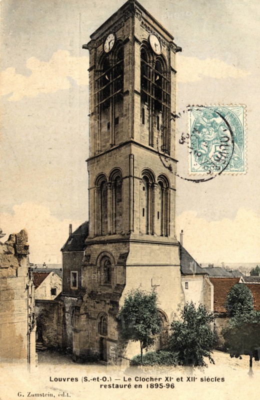 Louvres,
Clocher