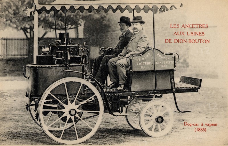 Dog-car à vapeur