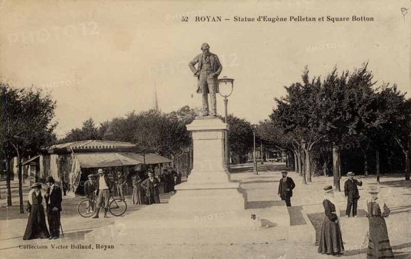 Royan, la statue d'Eugène Pelletan