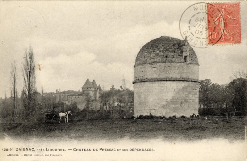 DAIGNAC. Département : Gironde (33). Region: Nouvelle-Aquitaine (formerly Aquitaine)