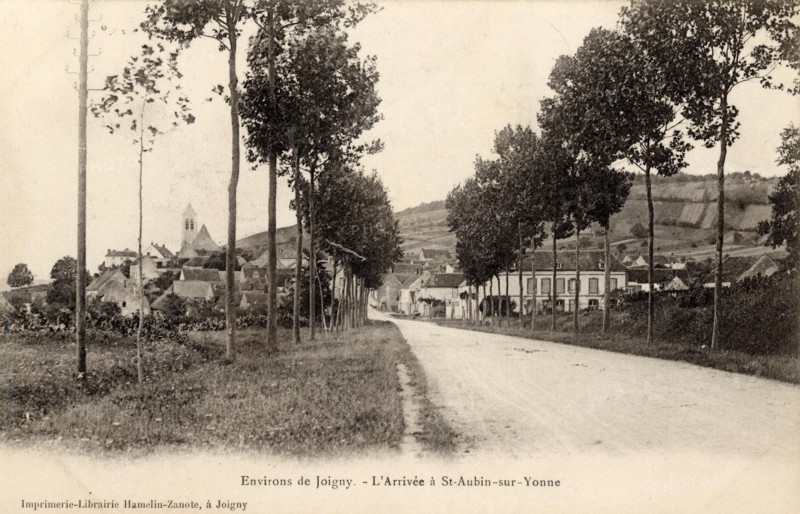 SAINT-AUBIN-SUR-YONNE. Département : Yonne (89). Region: Bourgogne-Franche-Comté (formerly Bourgogne)