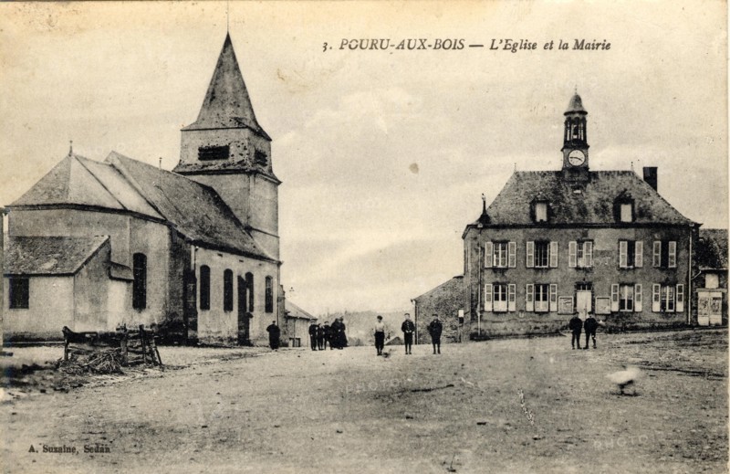 POURU-AUX-BOIS. Département : Ardennes (08). Region: Grand Est (formerly Champagne-Ardenne)