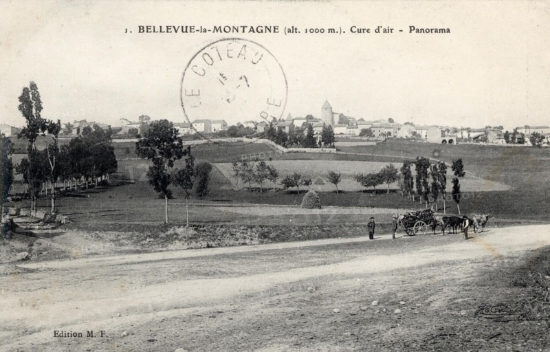 BELLEVUE-LA-MONTAGNE. Département : Haute Loire (43). Région : Auvergne-Rhône-Alpes (anciennement Auvergne)