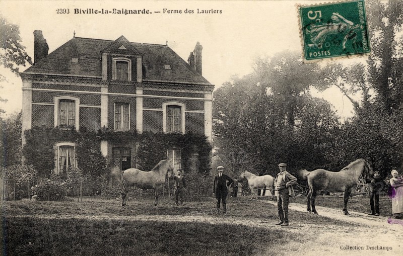 BIVILLE-LA-BAIGNARDE. Département : Seine Maritime (76). Région : Normandie (anciennement Haute-Normandie)