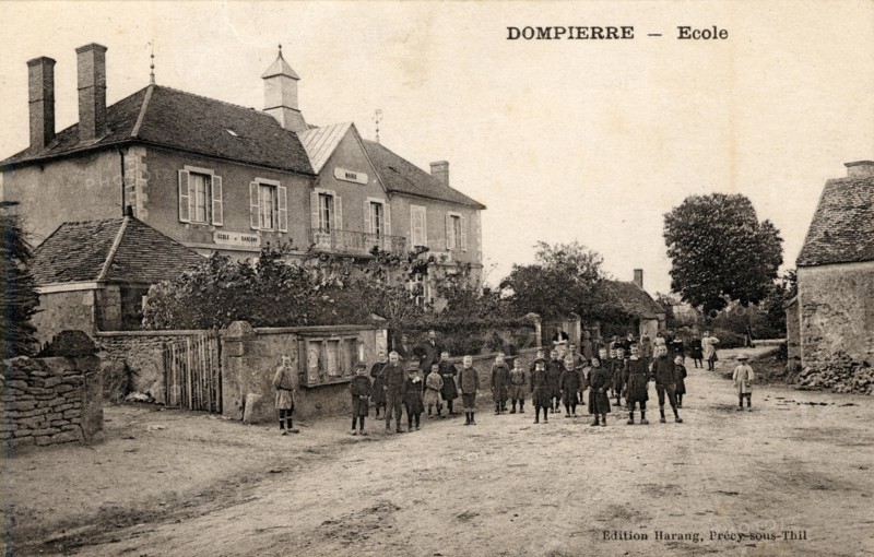 DOMPIERRE-EN-MORVAN. Département : Côte d'Or (21). Région : Bourgogne-Franche-Comté (anciennement Bourgogne)