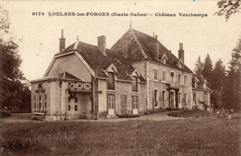 LOULANS-LES-FORGES. Département : Haute Saône (70). Région : Région : Bourgogne-Franche-Comté (anciennement Franche-Comté)