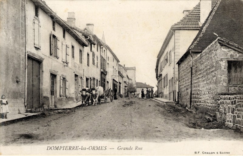DOMPIERRE-LES-ORMES. Département : Saône et Loire (71). Région : Bourgogne-Franche-Comté (anciennement Bourgogne)