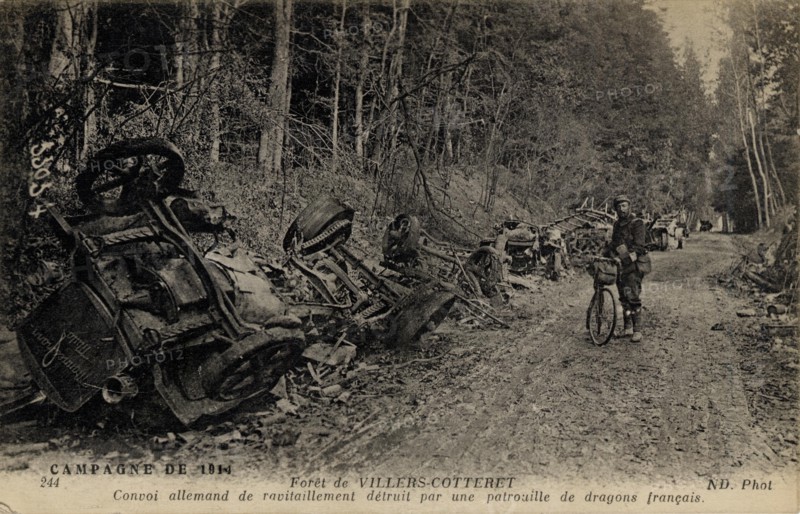 La forêt de Villers-Cotterêt during World War I