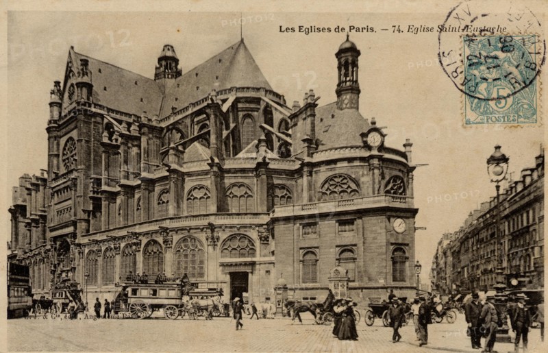 Paris, l'église Saint-Eustache.
