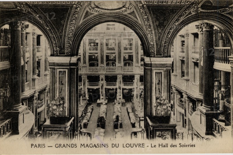 Shops under the Louvre Pyramid in Paris