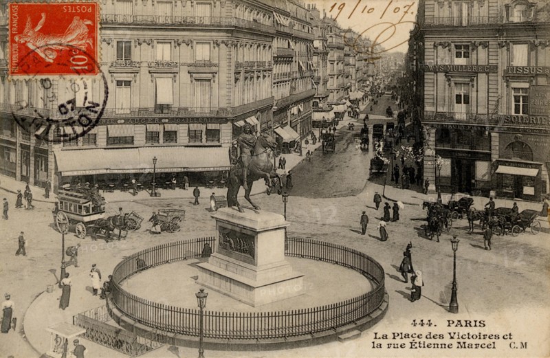 Paris, la place des Victoires