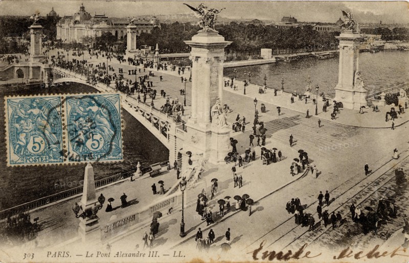 Paris, the Pont Alexandre III