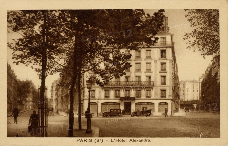 Paris, the Hôtel Alexandra