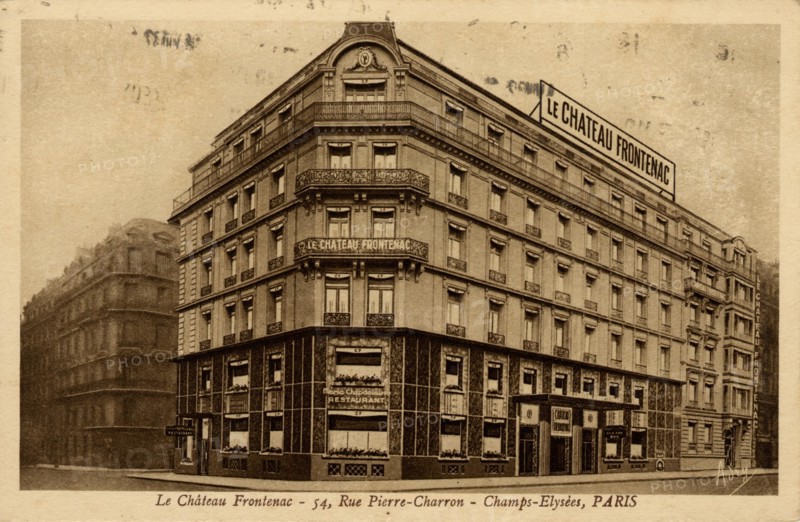 Paris, Le Château Frontenac, 54 rue Pierre-Charron
