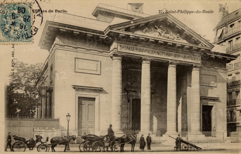 Paris, the Eglise Saint-Philippe du Roule