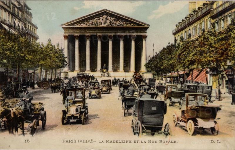 Paris, La Madeleine and rue Royale