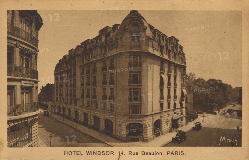 Paris, Hôtel Windsor, 14 rue Beaujon