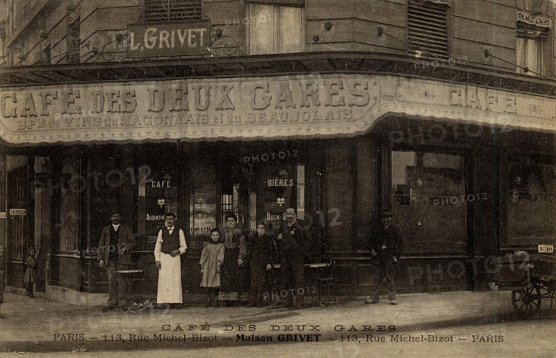 Paris, the Café des Deux Gares