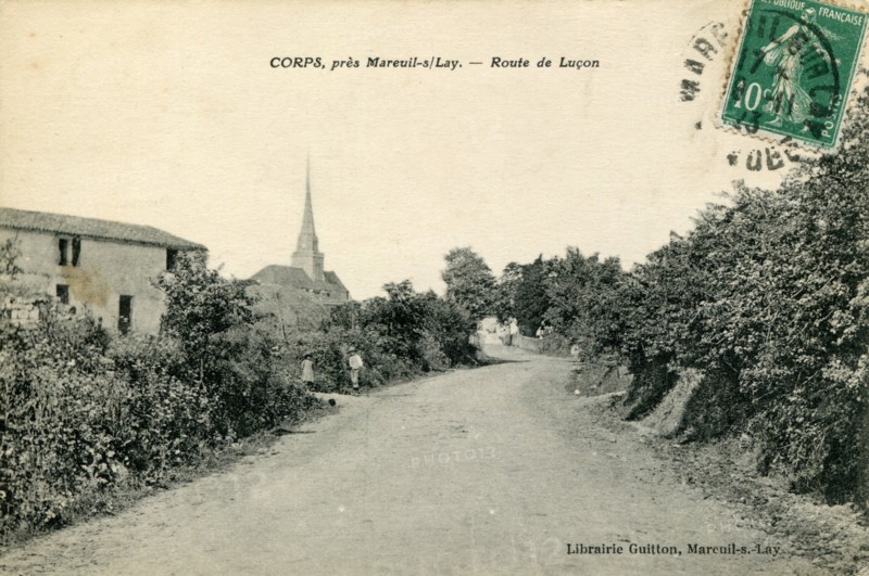 Corpe, Route de Luçon