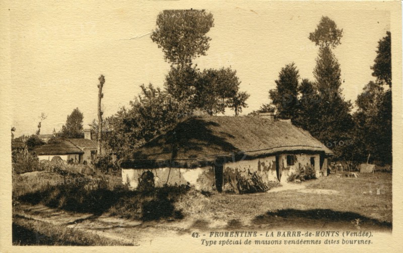 Fromentine, typical house of the Vendée department