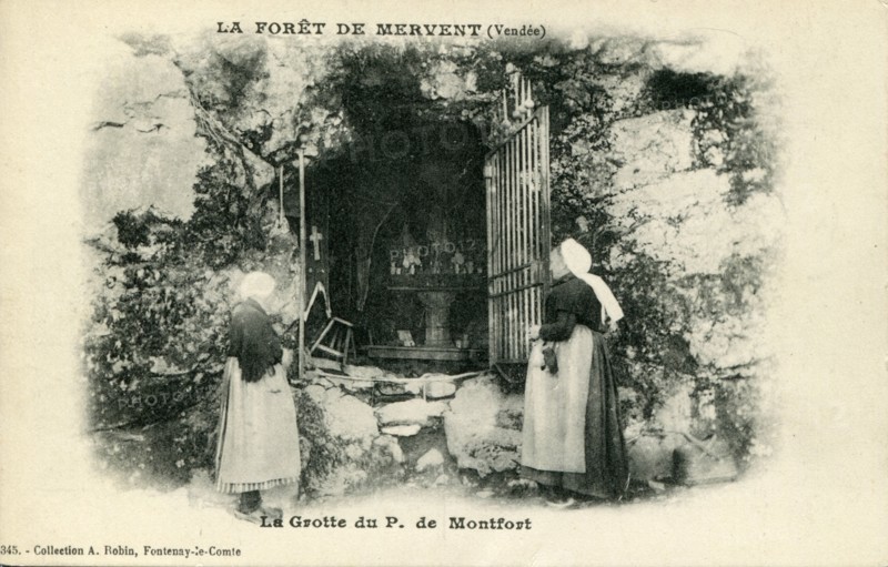 Mervent, the Grotte du Père Montfort