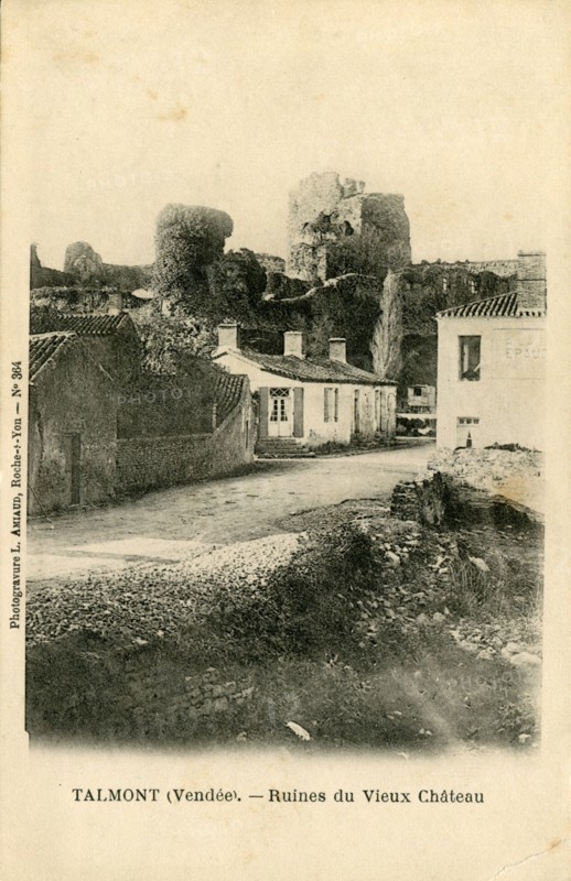 Talmont-Saint-Hilaire, ruins of the old castle