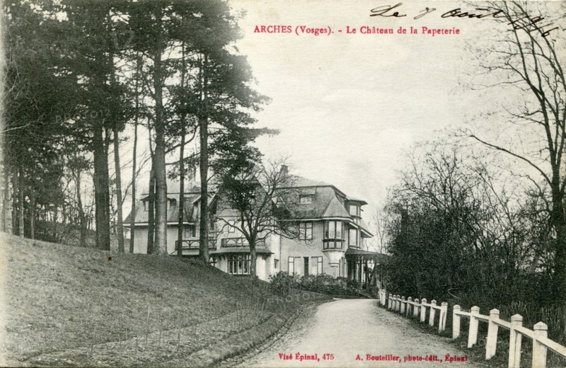 Arches, le Château de la Papeterie