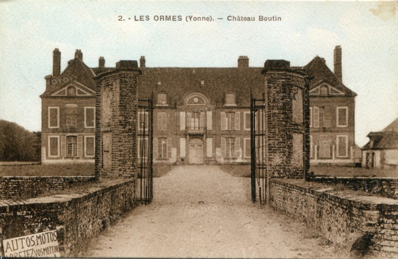 Les Ormes, Château Boutin