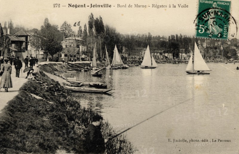 Joinville-le-Pont, regatta on the Marne river