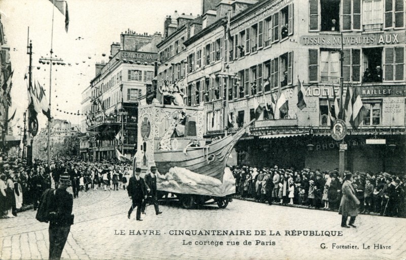 Le Havre, fête du cinquantenaire de la République