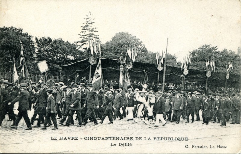 Le Havre, fête du cinquantenaire de la République