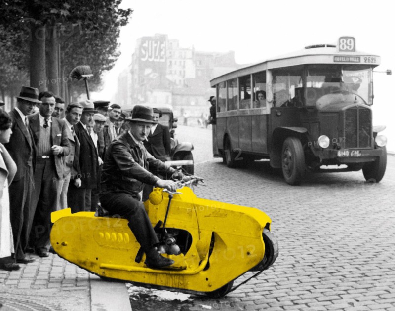 Caterpillar motorcycle in 1937