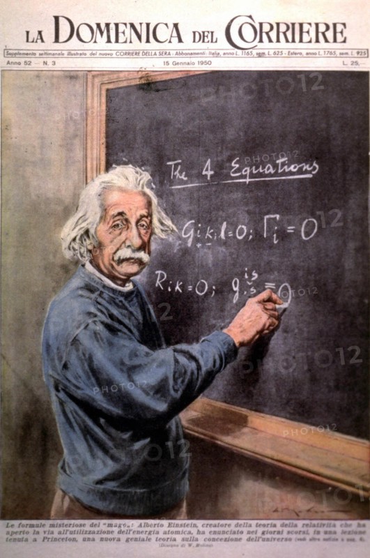 Einstein à Princeton en 1950