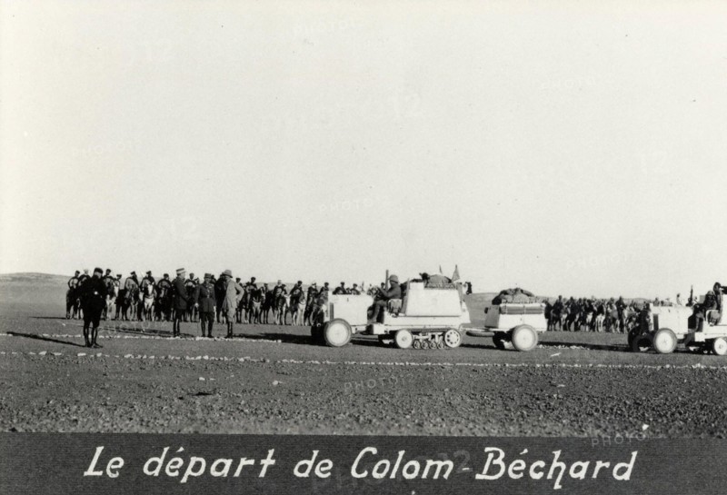 La Croisière Noire Citroën : le départ de Colom-Béchard