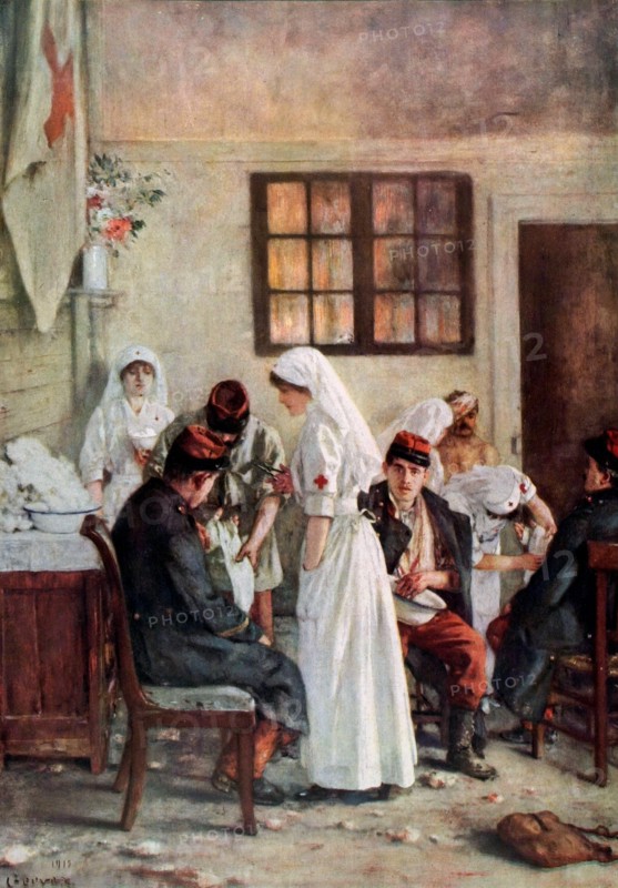 Henri Gervex, "L'ambulance de la gare de Poitiers"