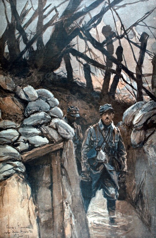World War I - In the trenches of Notre-Dame-de-Lorette
