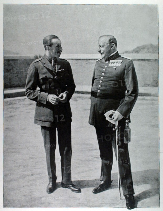 Le roi d'Espagne Alphonse XIII et le général Primo de Rivera