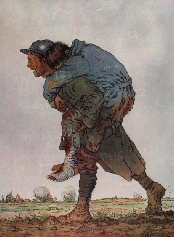 Jean Droit, World War I,  "Fraternity", 1917