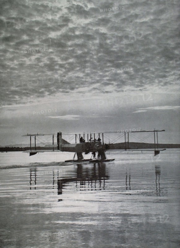 Military hydroplanes in the Mediterranean Sea, 1926