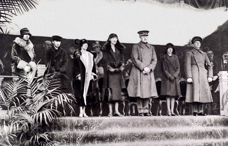 Inauguration in Brussels of Leopold II's monument (November 1926)