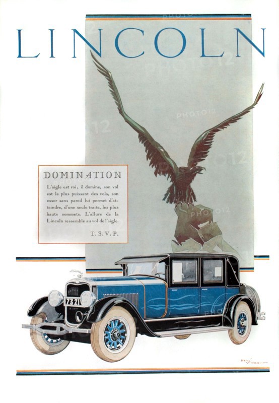 Automobile Ford Lincoln 1927