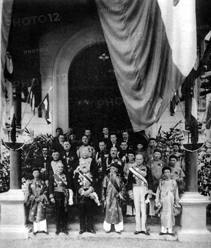 Governor of the West Indies on an official visit to Indo-China, 1930