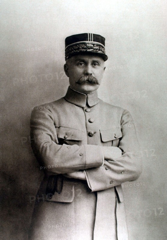 World War I.  Portrait of General Petain