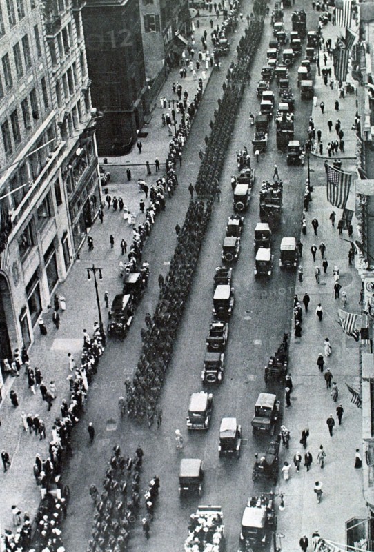 World War I, entry of the United States into war