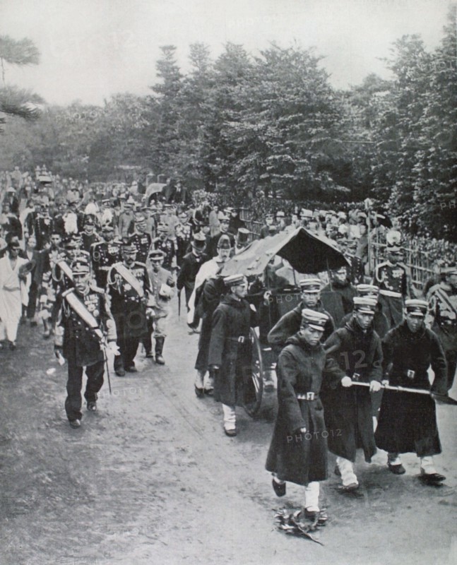 Funérailles du comte Kodama, chef de l'état-major japonais, à Tokyo